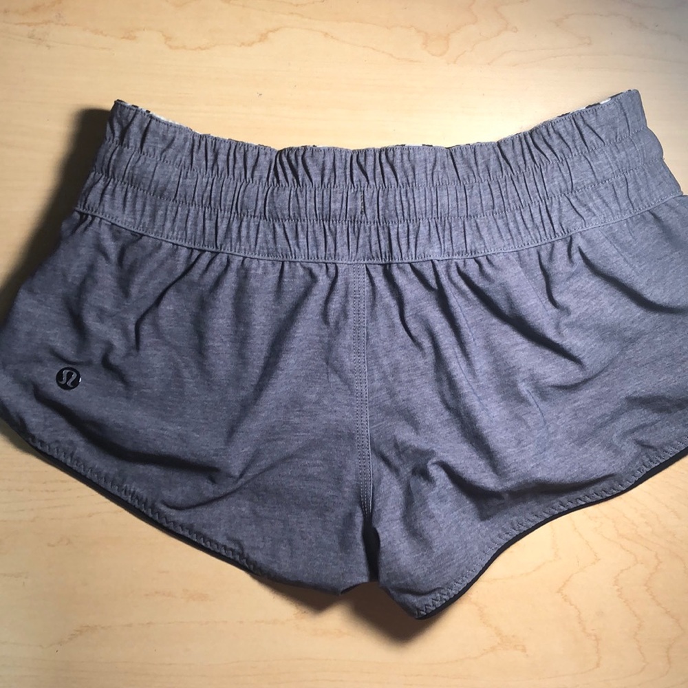 Grey Lululemon shorts